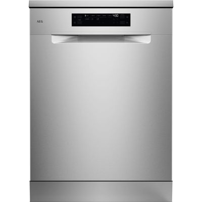 AEG 60cm Series 6000 SmartSelect Freestanding Dishwasher GF6200C2SNM Stainless steel