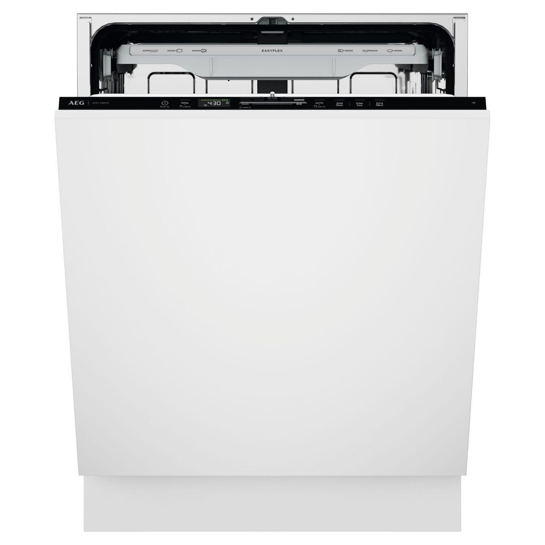 AEG SatelliteClean GI8200A2TN Full-size Fully Integrated Dishwasher, White - Image 1