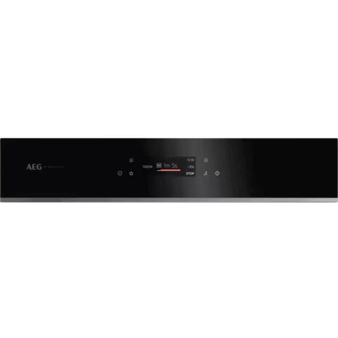 AEG GK7NK62FB 60cm Series 8000 Built In Combi Microwave For Tall Housing - BLACK - Image 1