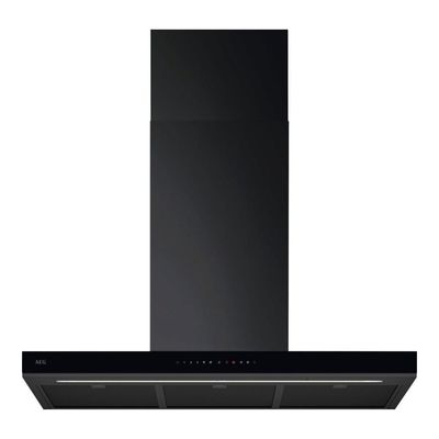 Aeg AuroraTech GB87D91CB Chimney Cooker Hood - Black, Black