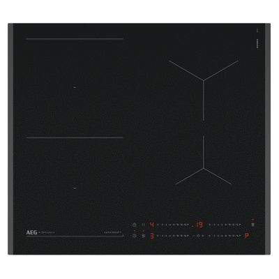 AEG Exclusiv SaphirMatt Series 6000 60cm Bevelled Edge Induction Hob SO64IB0BFZ Matte Black
