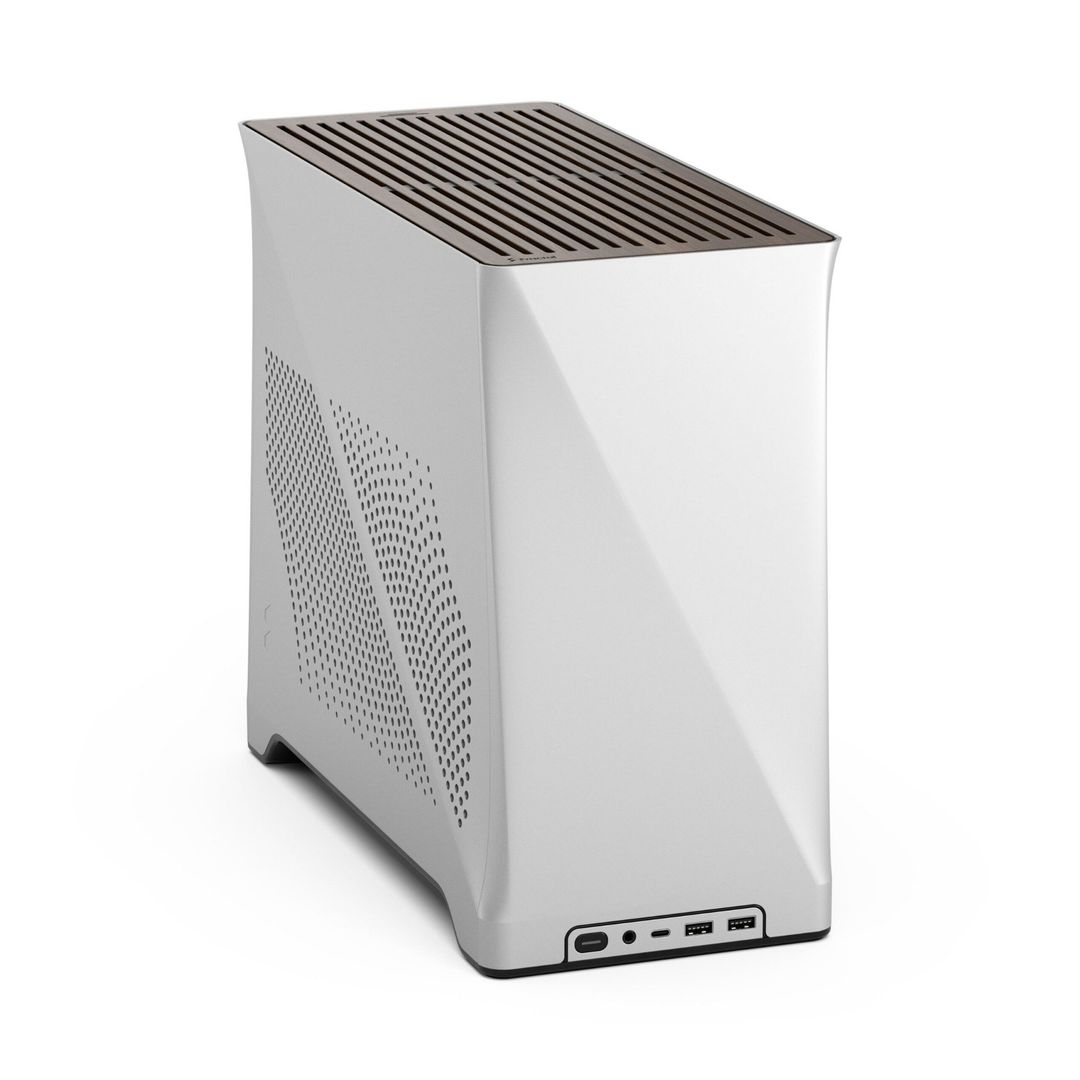Fractal Design Era 2 Silver Compact Case with Walnut Top - Image 1