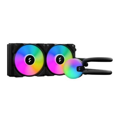 Fractal Design Lumen S24 v2 RGB Processor All-in-one liquid cooler 12 cm Black 1 pc(s)