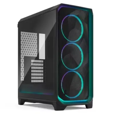 Fractal Design Meshify 3 Ambience Pro RGB Black TG Light Tint Gaming Case - Thumbnail 2