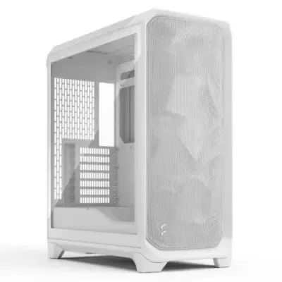 Fractal Design Meshify 3 White TG Clear Tint Gaming Case - Thumbnail 2