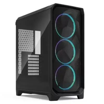 Fractal Design Meshify 3 Black RGB TG Light Tint Gaming Case - Thumbnail 2