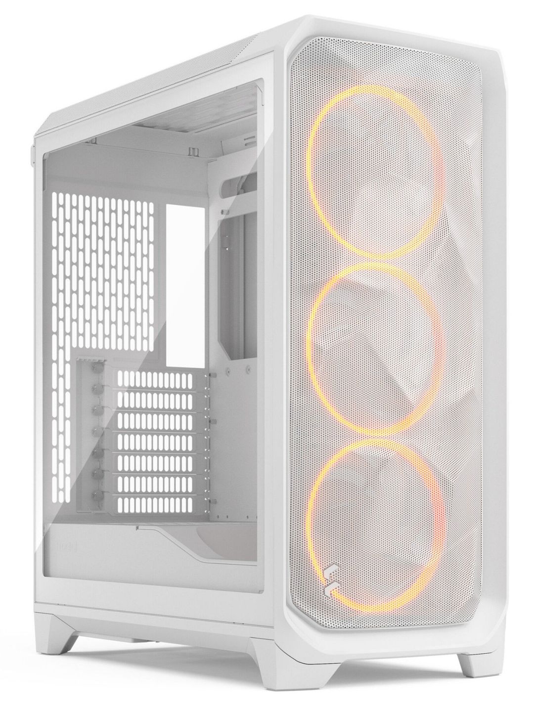 Fractal Design Meshify 3 White RGB TG Clear Tint Gaming Case - Image 1