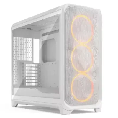 Fractal Design Meshify 3 XL White RGB TG Clear Tint Gaming Case - Thumbnail 2