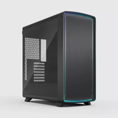 Fractal Design Summit Ambience Blackout TG Light Tint Midi Tower Black - Thumbnail 2
