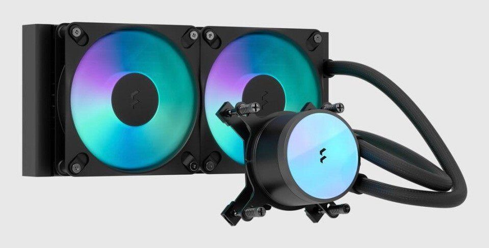Fractal Design Radius 240 RGB Black Processor All-in-one liquid cooler 12 cm 1 pc(s) - Image 1
