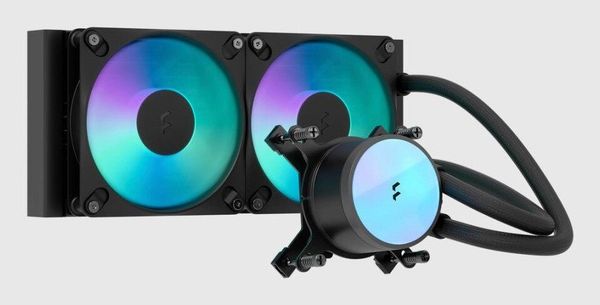 Fractal Design Radius 240 RGB Black Processor All-in-one liquid cooler 12 cm 1 pc(s)