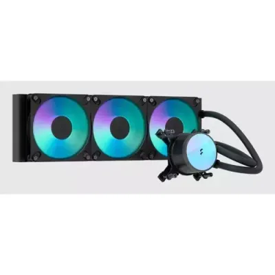 Fractal Design Radius 360 RGB Black Processor All-in-one liquid cooler 12 cm 1 pc(s) - Thumbnail 2