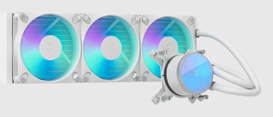 Fractal Design Radius 360 RGB White Processor All-in-one liquid cooler 12 cm 1 pc(s) - Image 1