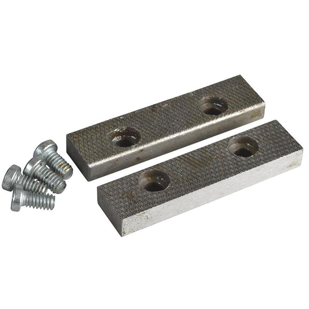 IRWIN Pt.D Replacement Pair Jaws & Screws 75mm (3In) For 1 Vice - Grey - Image 1