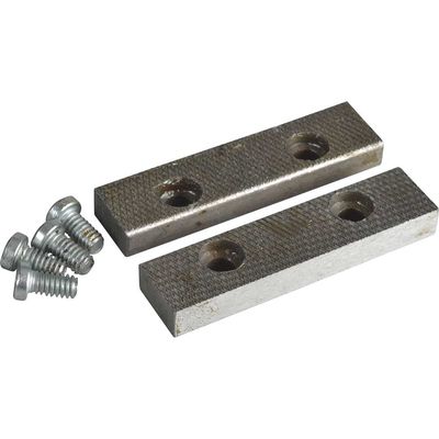 IRWIN Pt.D Replacement Pair Jaws & Screws 100mm (4In) For 3 Vice - Grey - Thumbnail 2