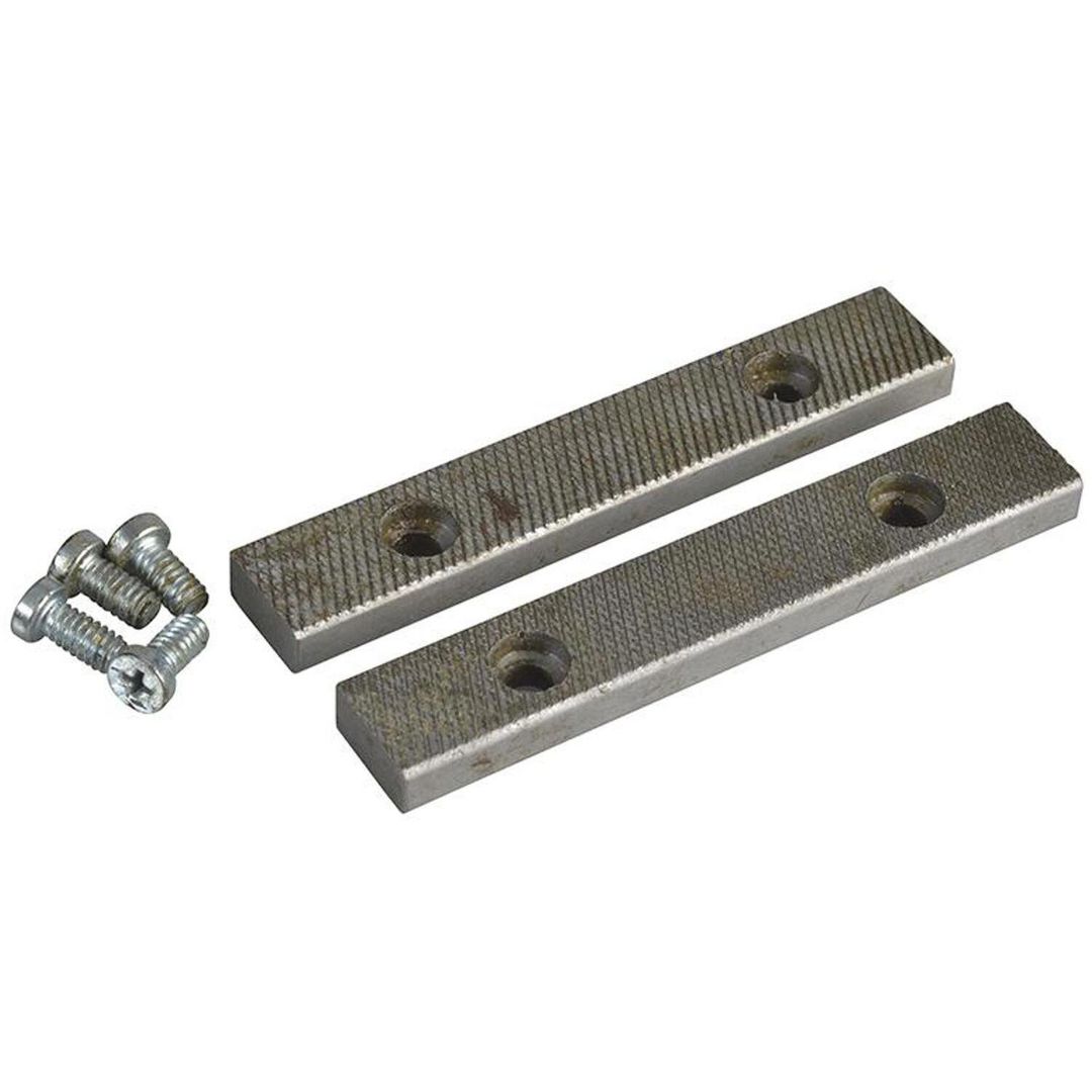 IRWIN Pt.D Replacement Pair Jaws & Screws 115mm (4.1/2In) For 4 Vice - Grey - Image 1