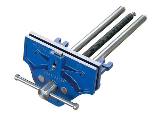 IRWIN 53Pd Plain Screw Woodworking Vice 270mm (10.1/2In) & Front Dog - Grey - Thumbnail 3