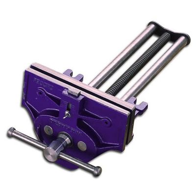 IRWIN 52.1/2Ed Woodworking Vice 230mm (9In) With Quick Release & Dog - Grey - Thumbnail 3