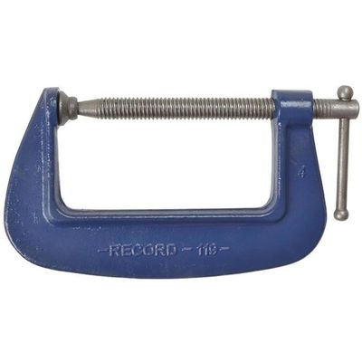 IRWIN 119 Medium-Duty Forged G Clamp 75mm (3In) - Grey