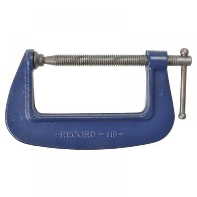 IRWIN 119 Medium-Duty Forged G Clamp 75mm (3In) - Grey - Thumbnail 3