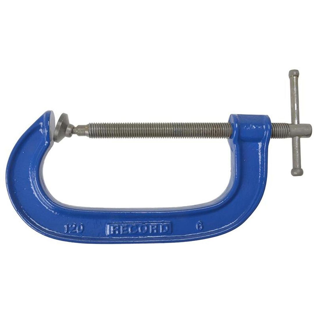 IRWIN 120 Heavy-Duty G Clamp 150mm (6In) - Grey - Image 1