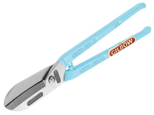 IRWIN G245 Straight Tin Snips 250mm (10In) - Grey - Thumbnail 4