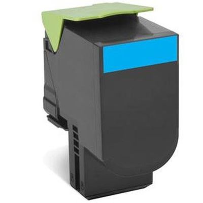 Lexmark 80C2HC0/802HC Toner-kit cyan return program. 3K pages ISO/IEC