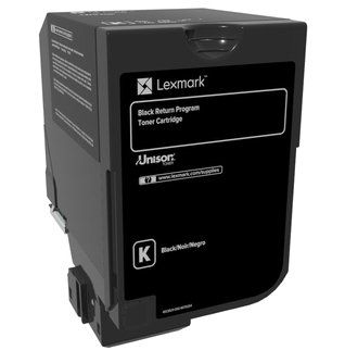 Lexmark 74C20K0 toner cartridge 1 pc(s) Original Black - Image 1