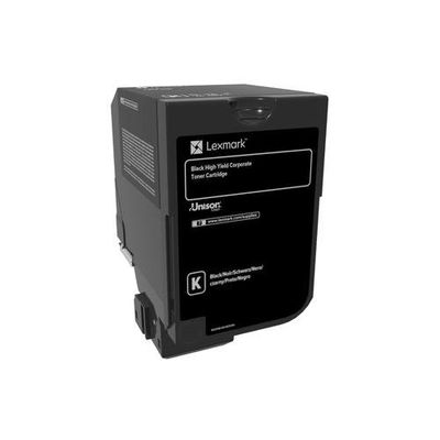 Lexmark 74C2HKE Toner-kit black return program Project. 20K pages ISO/