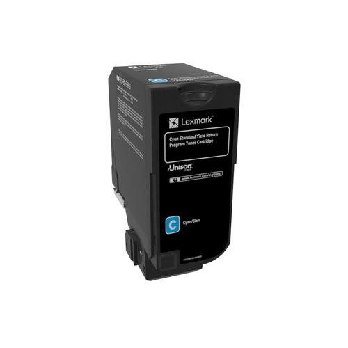 Lexmark 74C2SC0 Toner-kit cyan return program. 7K pages ISO/IEC 19798 - Image 1