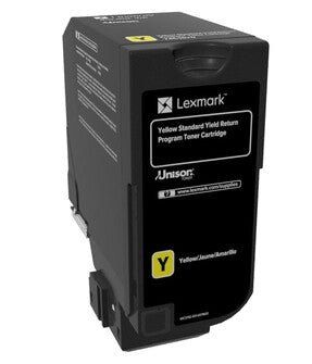 Lexmark 74C2SY0 Toner-kit yellow return program. 7K pages ISO/IEC 1979