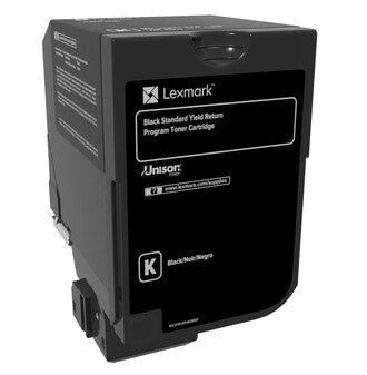 Lexmark 74C2SK0 Toner-kit black return program. 7K pages ISO/IEC 19798