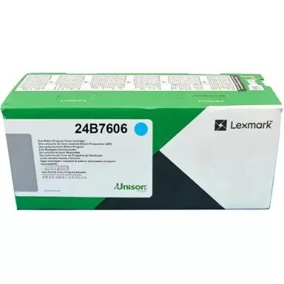 Lexmark 24B7606 Toner cyan return program. 12K pages ISO/IEC 19752 for - Thumbnail 2