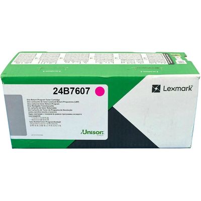 Lexmark 24B7607 Toner magenta return program. 12K pages ISO/IEC 19752