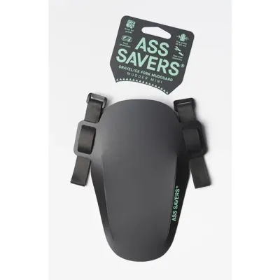 Ass Savers Mudder Mini Front Mudguard - Black - Thumbnail 2