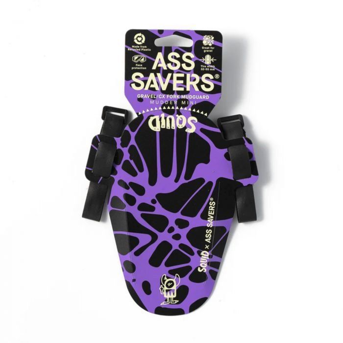 Ass Savers Mudder Mini Front Mudguard - Squid - Image 1