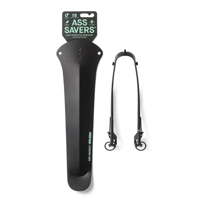 Ass Savers Win Wing 2 Road Rear Mudguard - Black - Thumbnail 2