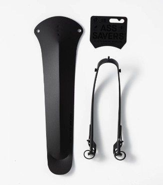 Ass Savers Win Wing 2 Road Rear Mudguard - Stealth - Image 1