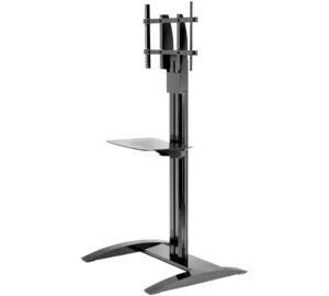 Peerless ACC-GS1 multimedia cart accessory Black Tempered glass Shelf - Image 1