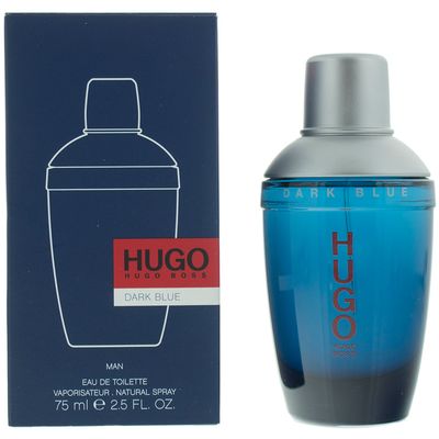 Hugo Boss Dark Blue Eau de Toilette 75ml Spray - Blue