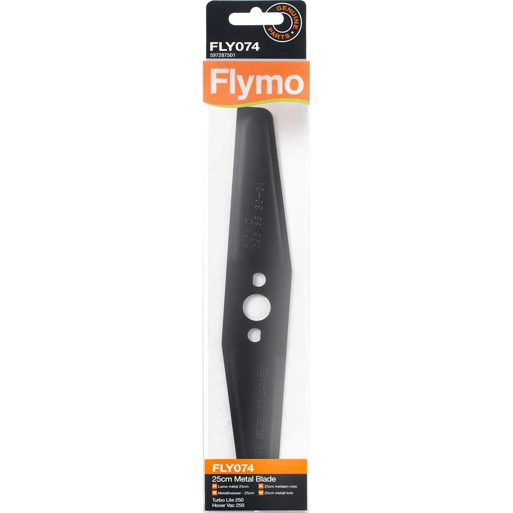 Flymo FLY074 Genuine Blade for Hovervac and Turbolite 250 Lawnmowers 250mm Pack of 1 - Image 1