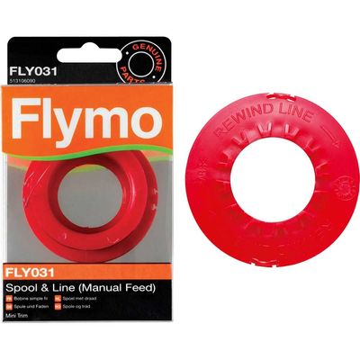 Flymo FLY031 Genuine Spool and Line for Mini Trim Grass Trimmers Pack of 1
