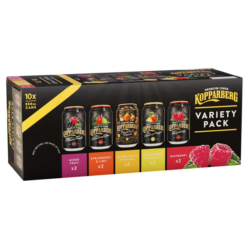 Kopparberg Premium Cider Variety Pack 10 x 330ml - Image 1