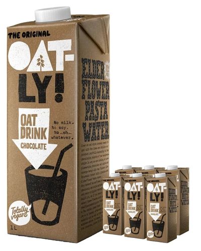 Oatly Oat Drink Chocolate Multipack, 6 x 1 L