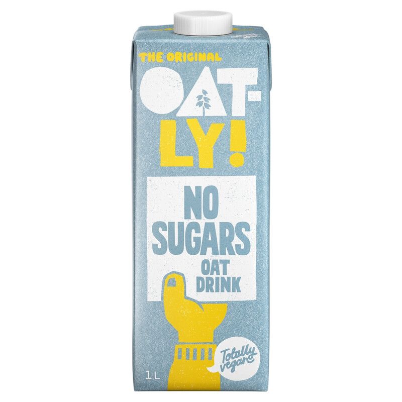 Oatly No Sugars Oat Drink 1 Litre (Pack of 6) - Image 1