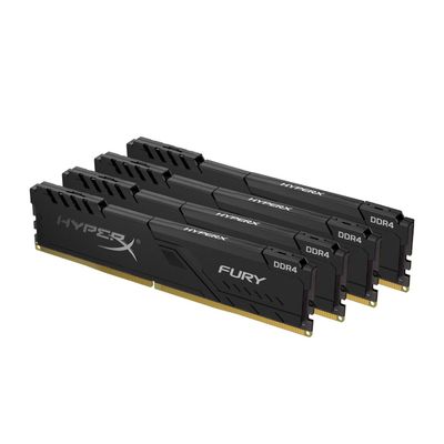HyperX D4 32GB 4x8 3600 CL17 DIMM 1Rx8 FURY Blk