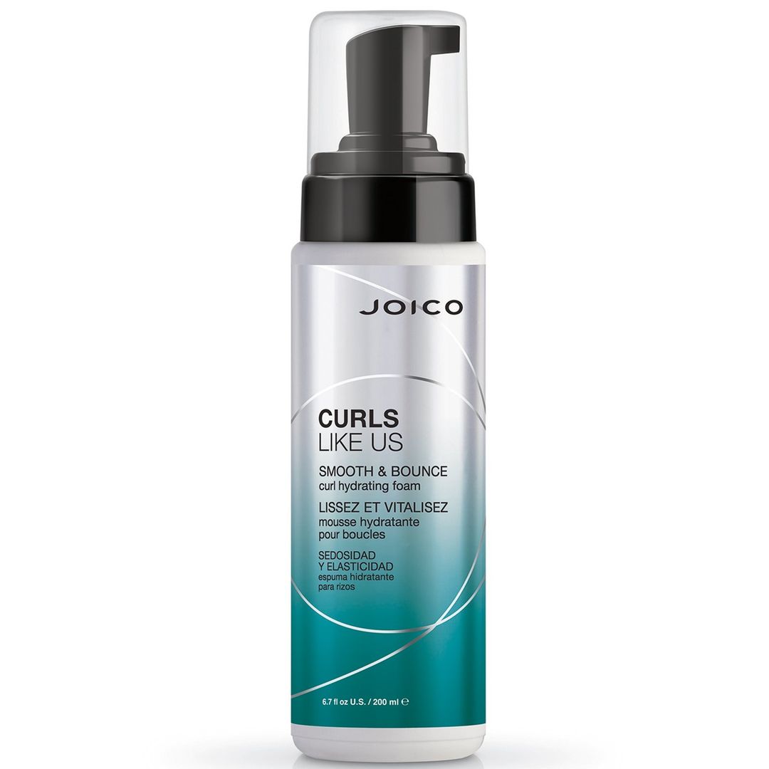 Joico Curls Like Us Smooth and Bounce Curl Hydrating Foam 200ml - Image 1