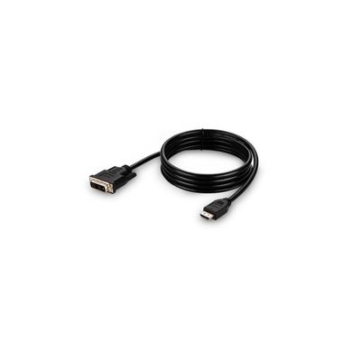 Belkin F1DN1VCBL-DH6T video cable adapter 1.8 m HDMI Type A (Standard) DVI Black - Thumbnail 2