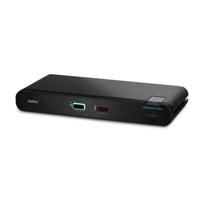 Belkin F1DN102KVM-UNN4 KVM switch Black - Thumbnail 2