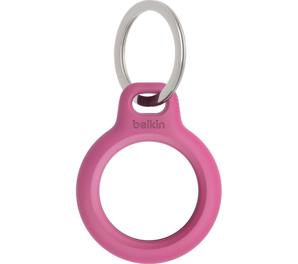 BELKIN Secure AirTag Keyring - Pink, Pink - Image 1